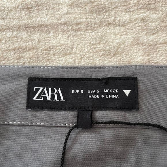 Zara Silver Embellished Mini Skirt Cocktail - Picture 5 of 7